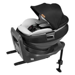 [ISOFIX取付x回転式]THE S Air エッグショック ZA-670 レザーブラック チャイルドシート