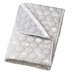 両面使えるひんやり敷きパッド くも グレー