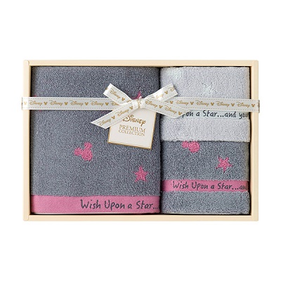 ディズニー 星に願いをタオルセットＡ ピンク