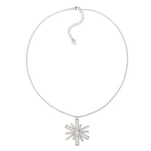 シルバーのSTAR FLOWER ネックレス