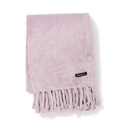 折りたたんだピンクのひざ掛け