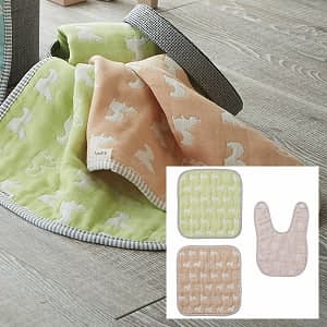 ふわら_スタイ_ガーゼハンカチセット_ピンク