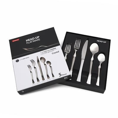 HUFディナーセット （5本入）  H-DSET-P-5 ヘッドアップフラットウェア