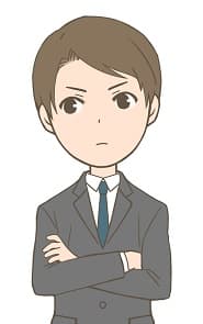 質問をする男性