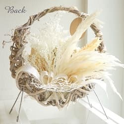 プリザーブドフラワー デザイナーズコレクション NO52の後ろ側