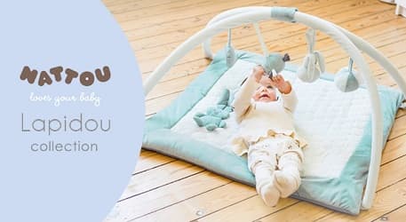 Lapidou スクエア型 プレイマット Nattou