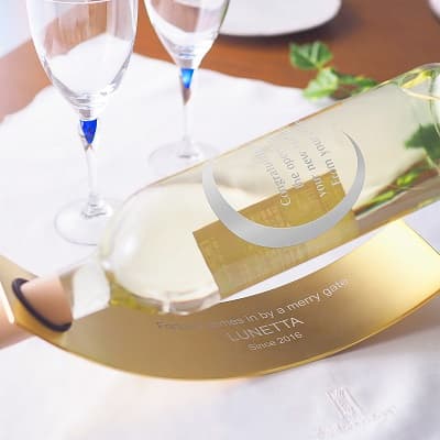 スイングワインホルダー ゴールド