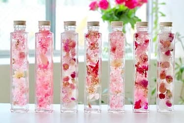 トワレ ハーバリウム 7本(レッド ピンク)