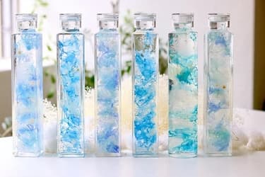 トワレ ハーバリウム 6本(ブルー 水色)