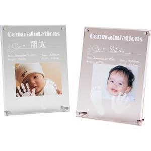 アクリルフォトスタンド　お誕生の記録 お仕立券