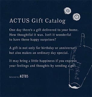 アクタス カタログギフト ミッドナイトブルー