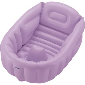 リッチェル ふかふかベビーバス パープル