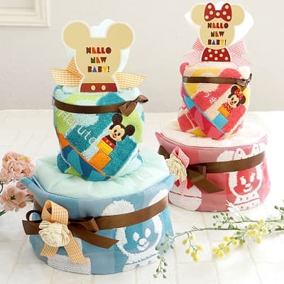 ディズニー KIDEA タオルおむつケーキ