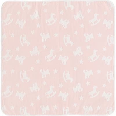 ライトピンクの可愛いガーゼケット