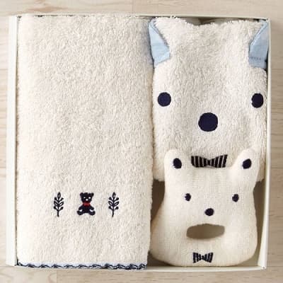 ギフトBOXに入ったオーガニックタオルセット