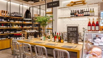 DEAN&DELUCA六本木店の内装