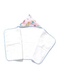 広げたバスタオルピンクフェアリー