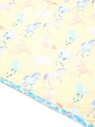 アフガン(おくるみ) アイボアリーホースのアップ