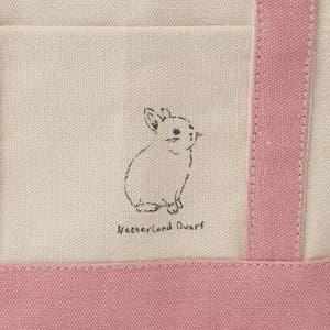 アニマルポイント 保冷保温ランチバッグのウサギの柄