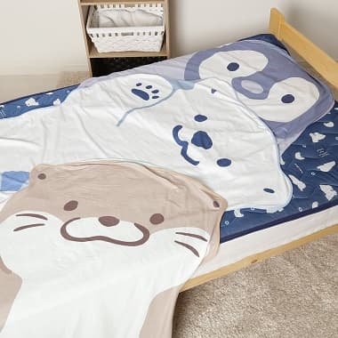 サマーアニマル 接触冷感ダイカットケット 3種