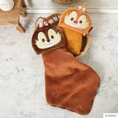 チップ＆デール マスコットタオル