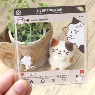 FukuFukuNyanko アクリルフレーム ミケ