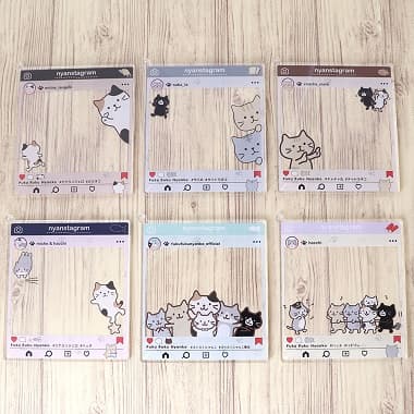 6種類のFukuFukuNyanko アクリルフレーム
