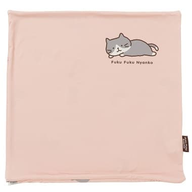 スクエアビーズクッション用カバー ハッチ ピンク