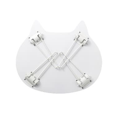 FukuFukuNyankoダイカットテーブル ミケの裏側