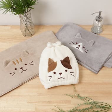 FukuFukuNyanko ふわふわヘアキャップ 3種類