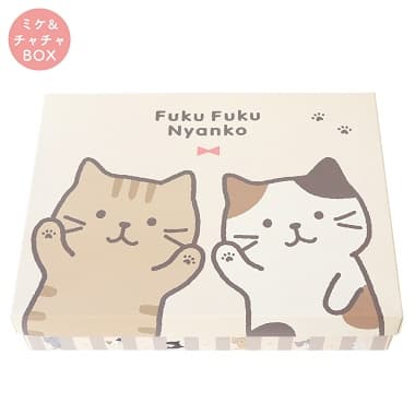 FukuFukuNyankoギフト エプロンセットのギフトBOX