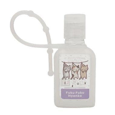 FukuFukuNyankoギフト 絵本登場キャラセット内のアルコール除菌ハンドジェル
