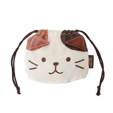 FukuFukuNyanko 保冷保温エコバッグのミケの巾着