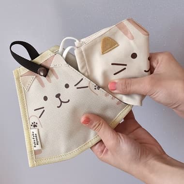 FukuFukuNyanko マストックにマスクをしまうイメージ