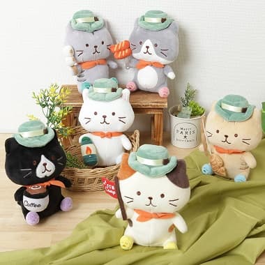 可愛いFukuFukuNyanko おすわりマスコット