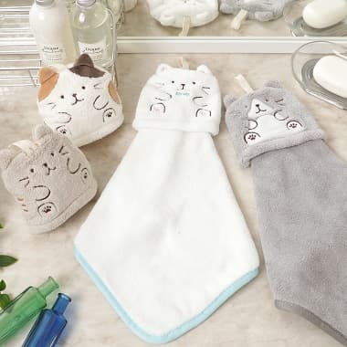 FukuFukuNyanko おすわりマスコットタオル 全種類集合