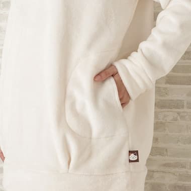 FukuFukuNyanko ウェア ミケ×ホワイトのポケット