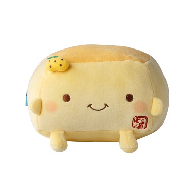 はんなり豆腐クッションMサイズ 黄色いユズのクッション