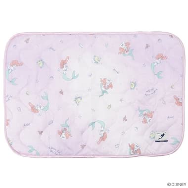 リトル・マーメイド 接触冷感ピローパッド パープル