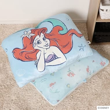 リトル・マーメイド 接触冷感ごろ寝クッション