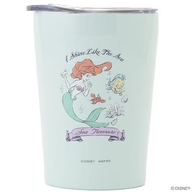 リトル・マーメイド フタ付きステンレスタンブラー グリーン