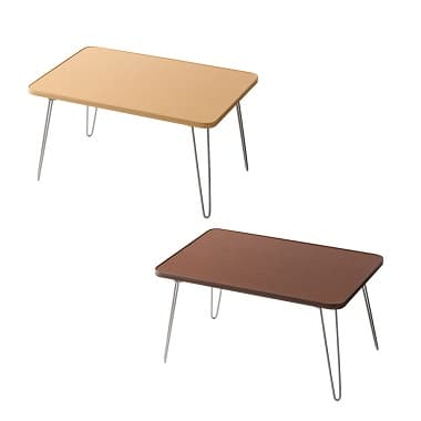 2種類のナチュラルウッドテーブル