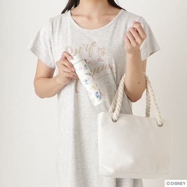 スリムでバッグにも入れやすい スティッチ スリムボトル