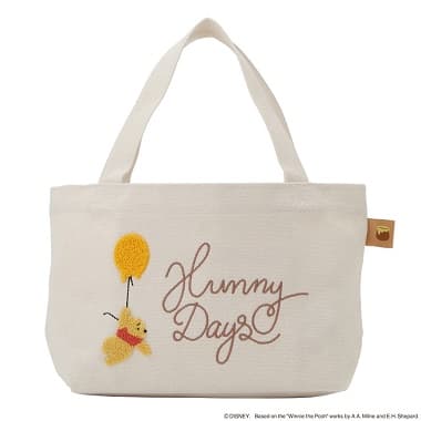 プーさん / キャンバスミニトート アイボリー