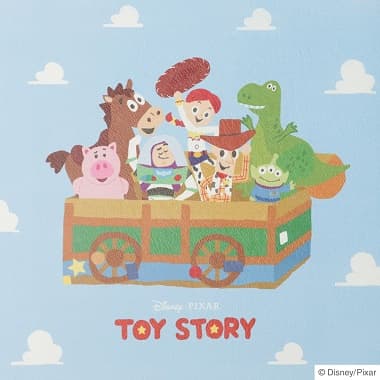 トイ・ストーリーのキャラクターが勢揃い PVCコーナーマット