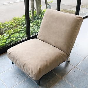 スチールレッグソファー PUレザー