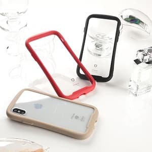 iFace 強化ガラス 透明 クリア ケース