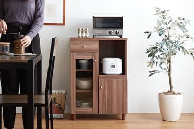 幅60ｃｍレンジ台 利用イメージ