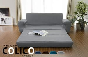 全開したcolico sofa bed