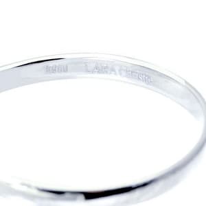 内側に刻印の入った プラチナリング 指輪 エターナルマリッジ Pt950